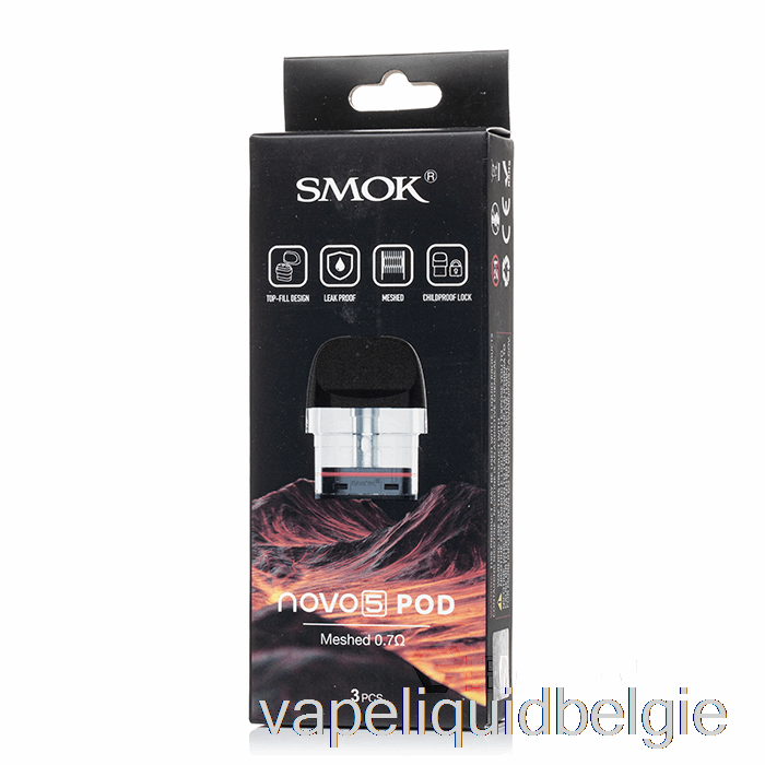 Vape Smaken Smok Novo 5 Vervangende Pods 0.7ohm Meshed Mtl-pods